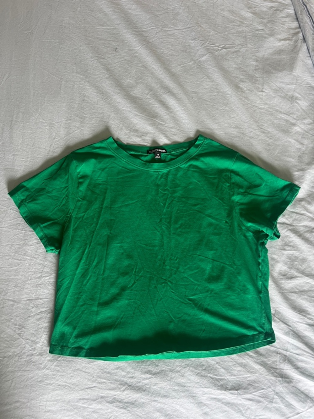 Bright Green Short Sleeve Boxy Tee